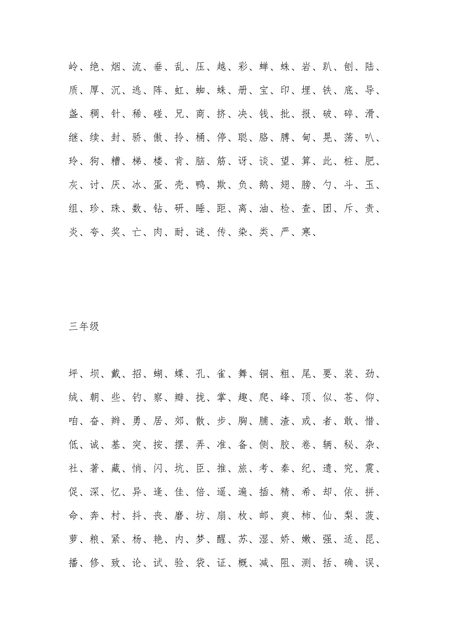 小学一至六年级语文生字(苏教版)_第4页