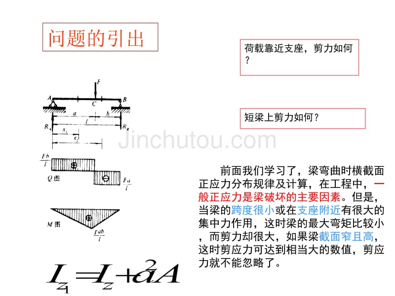 6-4.2弯曲梁的剪应力计算及强度计算_第3页