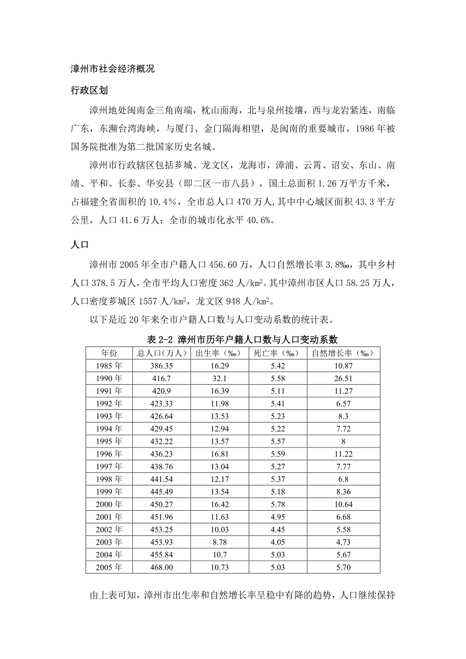 漳州市社会经济概况_第1页