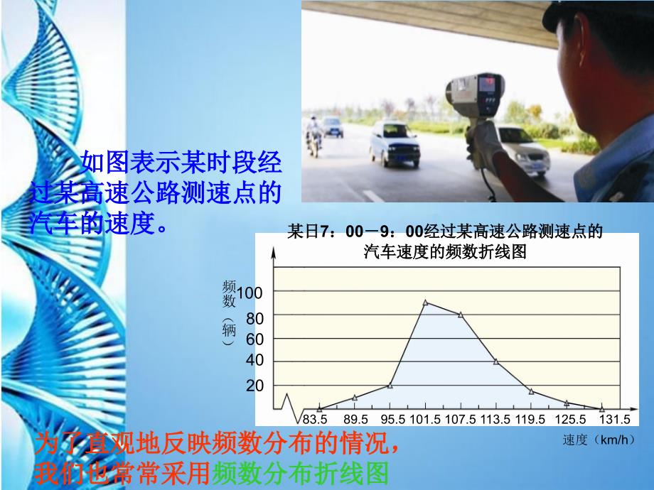 八年级数学下册3.3频数分布折线图(一)课件浙教版_第3页