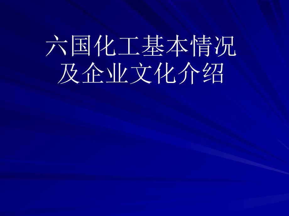 六国化工基本情况及企业文化介绍_第1页