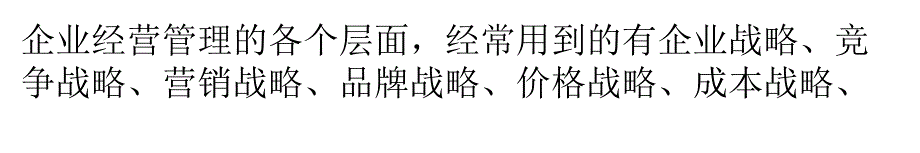 企业战略的三大特征 _第4页