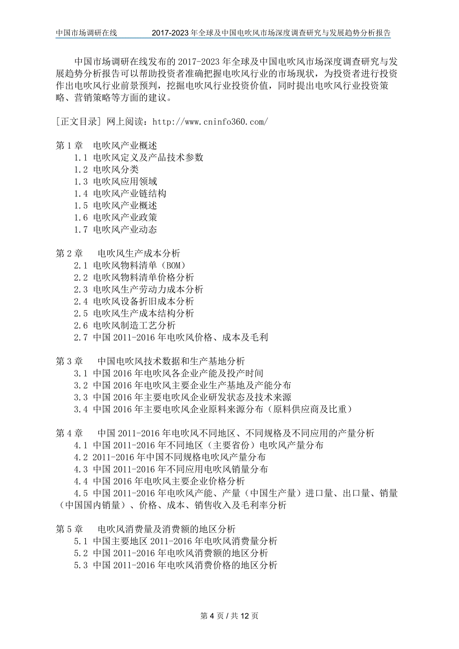 中国电吹风市场调查研究报告_第4页