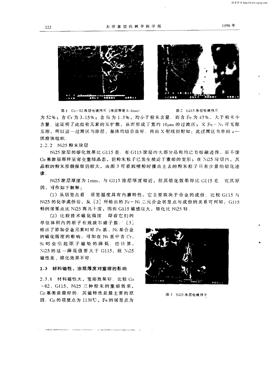 不同材质涂层的感应重熔工艺性研究_第3页