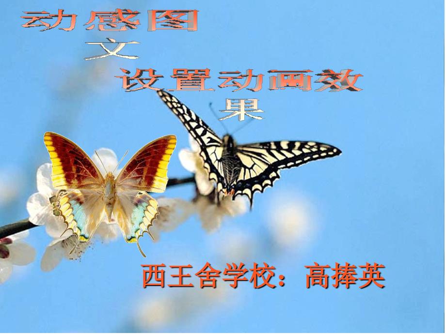 “设置动画效果”说课稿_第1页