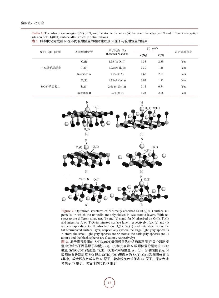 N吸附SrTiO3(001)表面电子结构的第一性原理研究_第5页