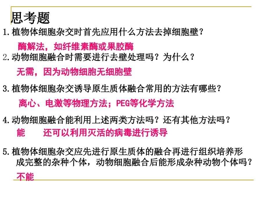 人教版教学课件福建省三明市泰宁一中生物选修三22《动物细胞工程》课件2_第5页