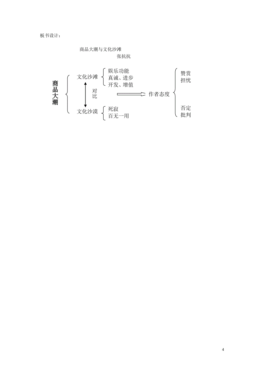 高中语文商品大潮与文化沙滩教案苏教版必修3_第4页