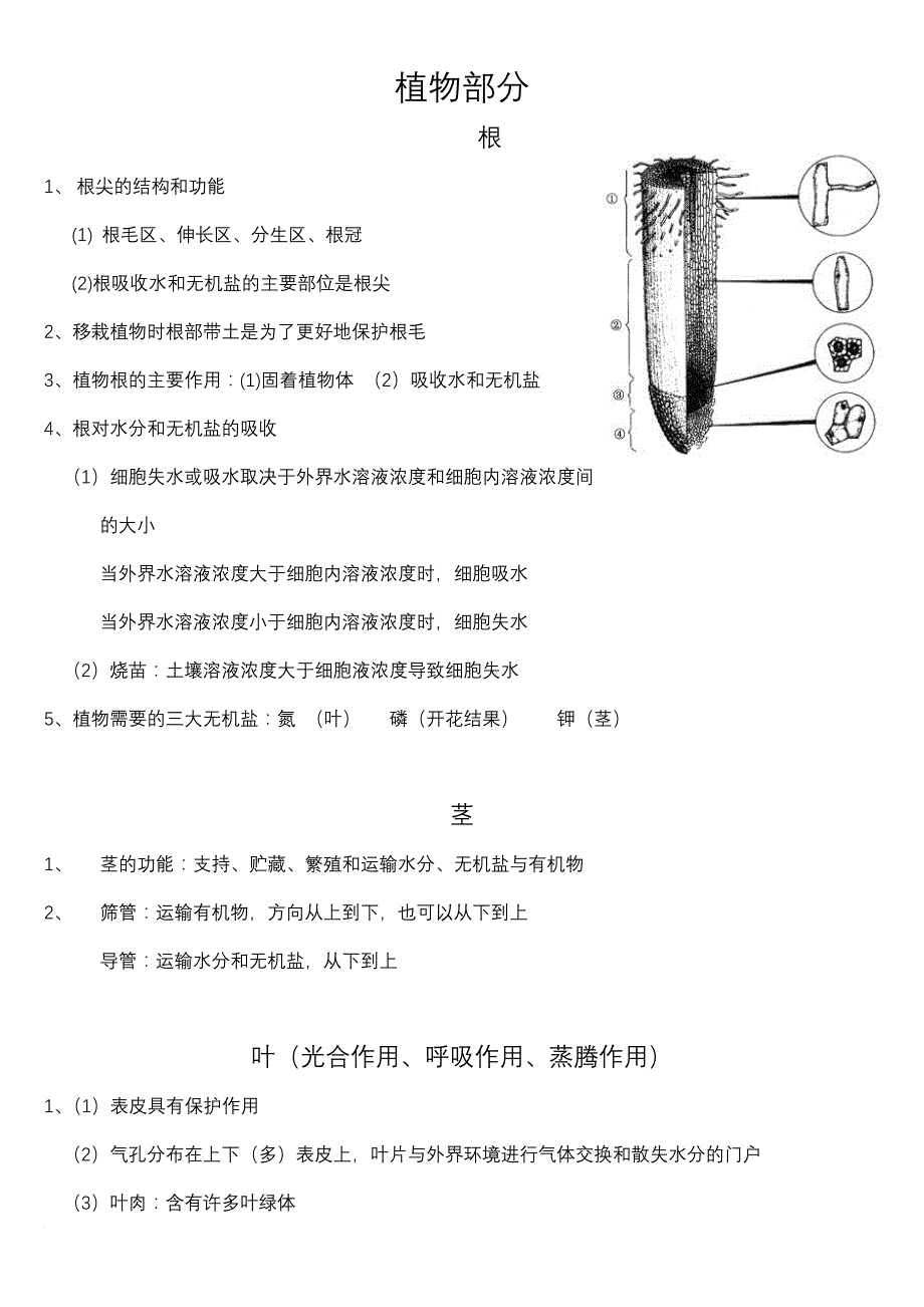 初二生物小中考_第1页