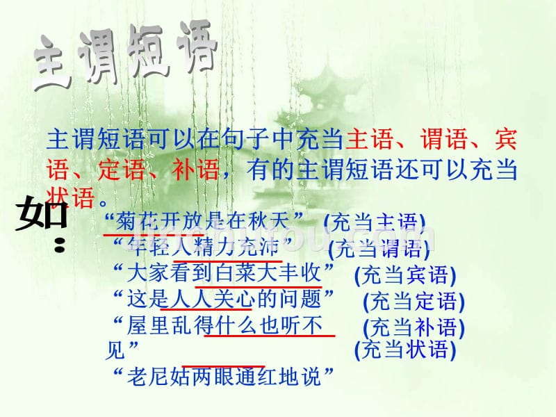 《短语解说及练习》教学课件_第5页