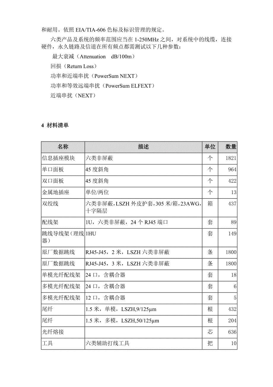 成都航空职业技术学院新校区综合布线项目_第5页