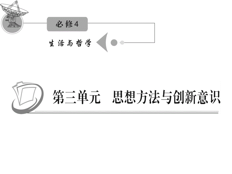 2012届高三复习政治课件(人教江苏用)必修4第三单元世界是普遍联系的_第1页