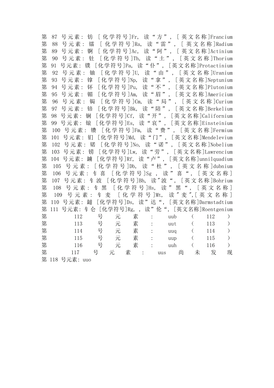 化学元素中英文对照_第3页