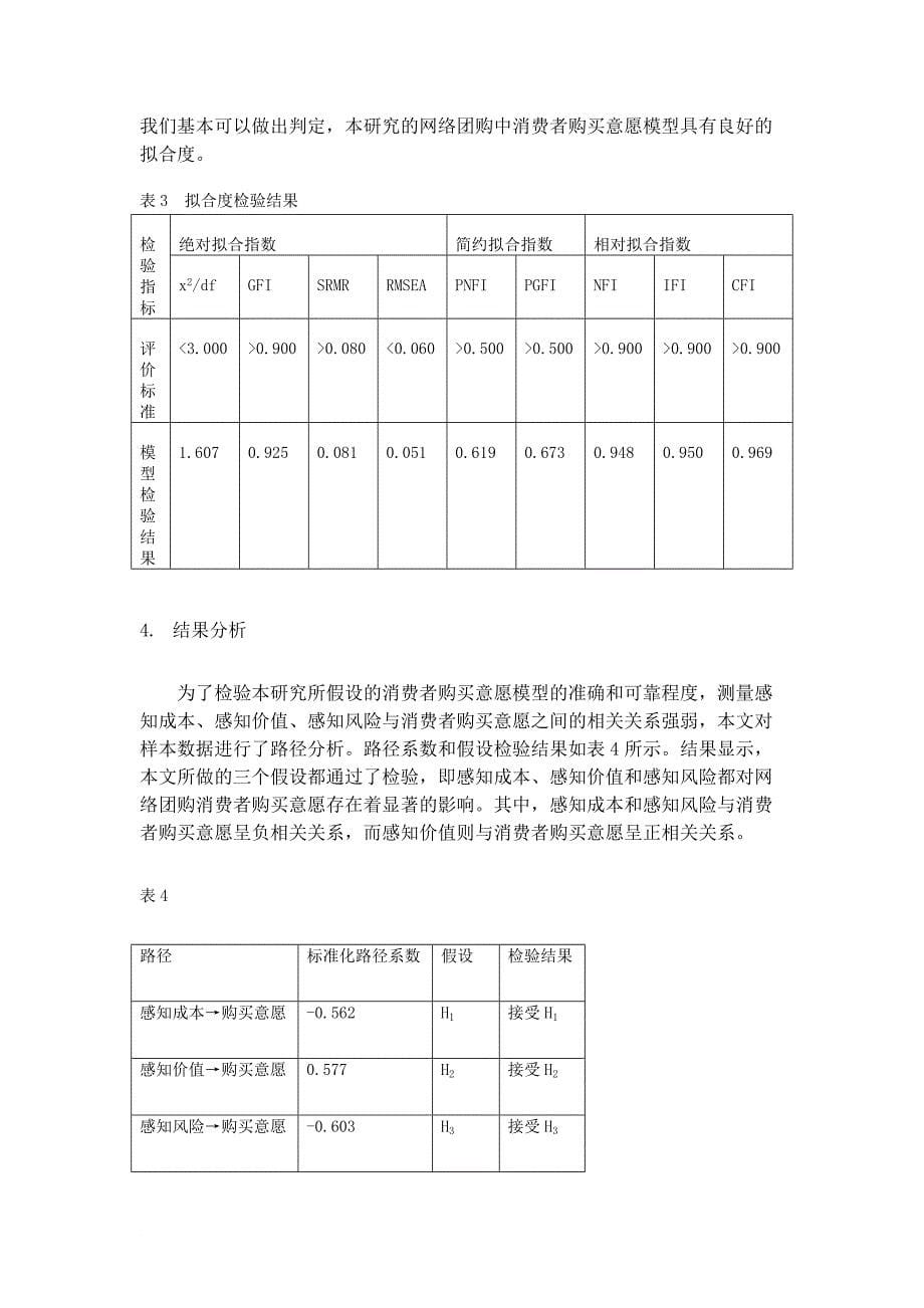 关于网络团购中影响消费者购买意愿的因素的研究_第5页