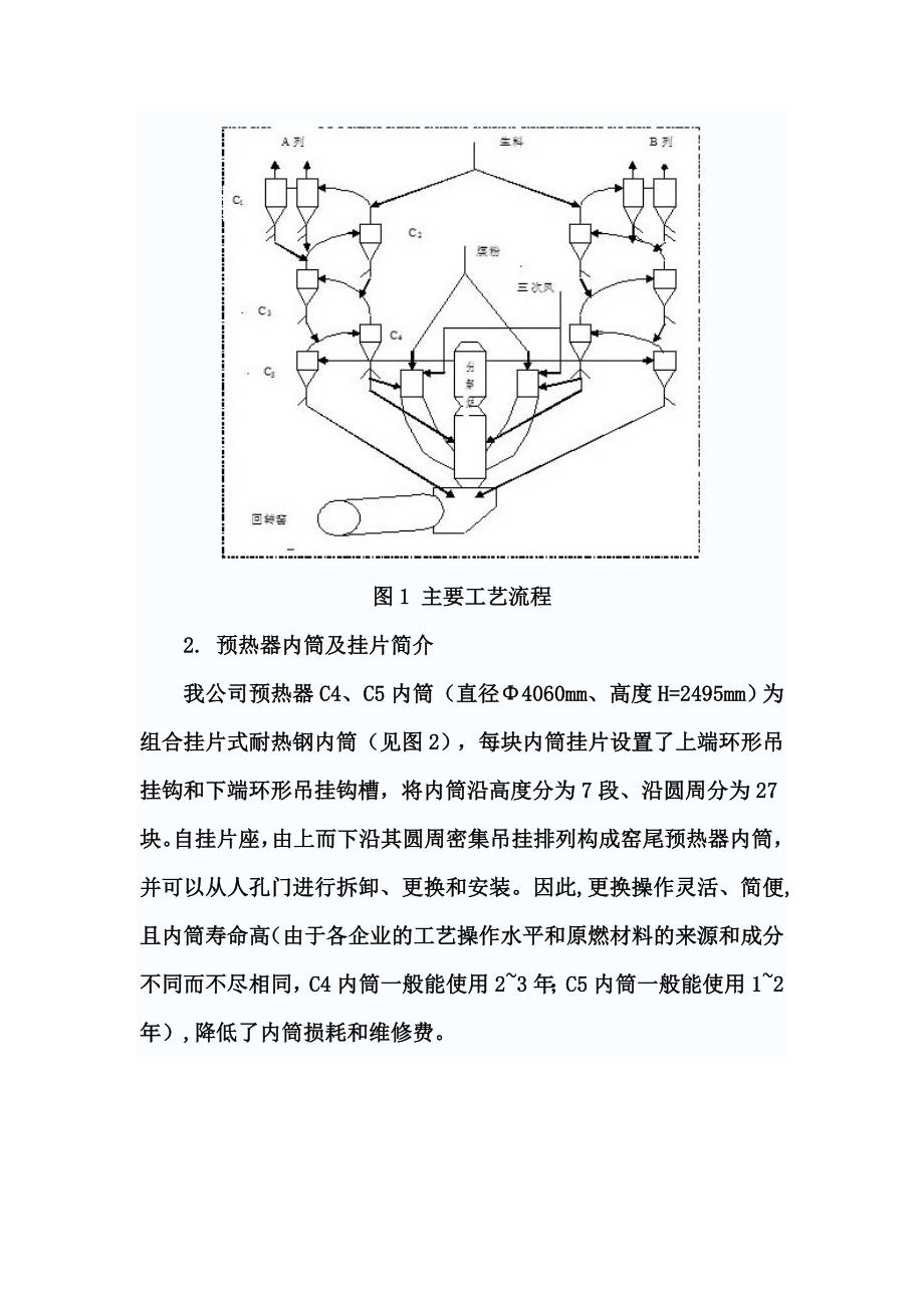 我公司预热器内筒挂片脱落的处理方法_第3页