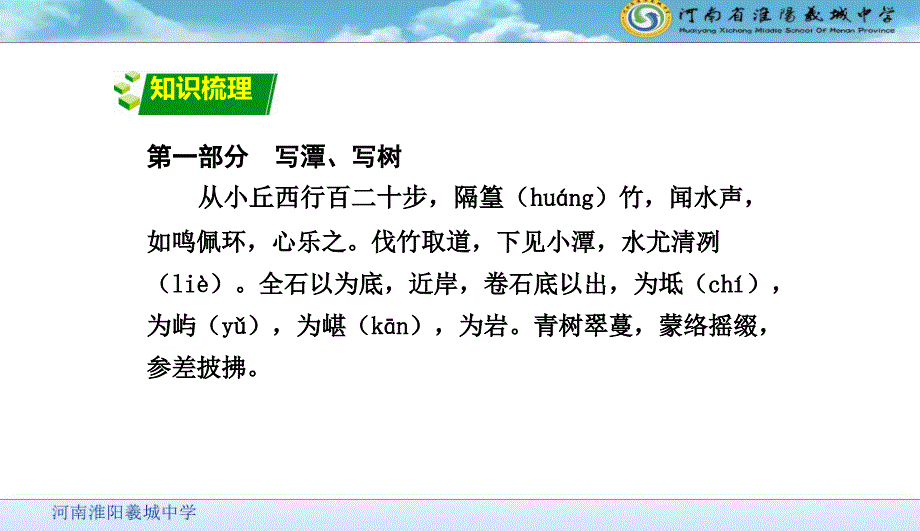 《小石潭记》中考复习_第2页