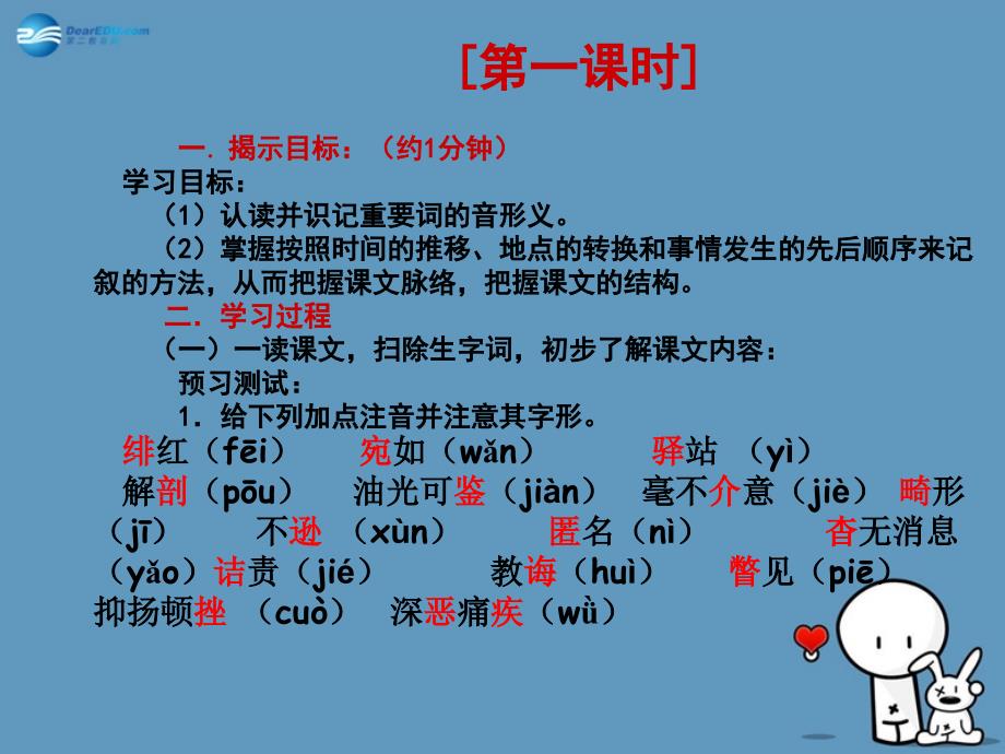 【倍速课时学练】2015年春八年级语文下册1藤野先生课件1新人教版_第3页