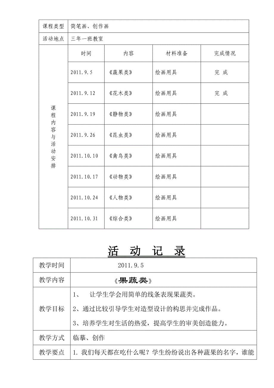 [试题]《简笔画》校本课程教案_第4页