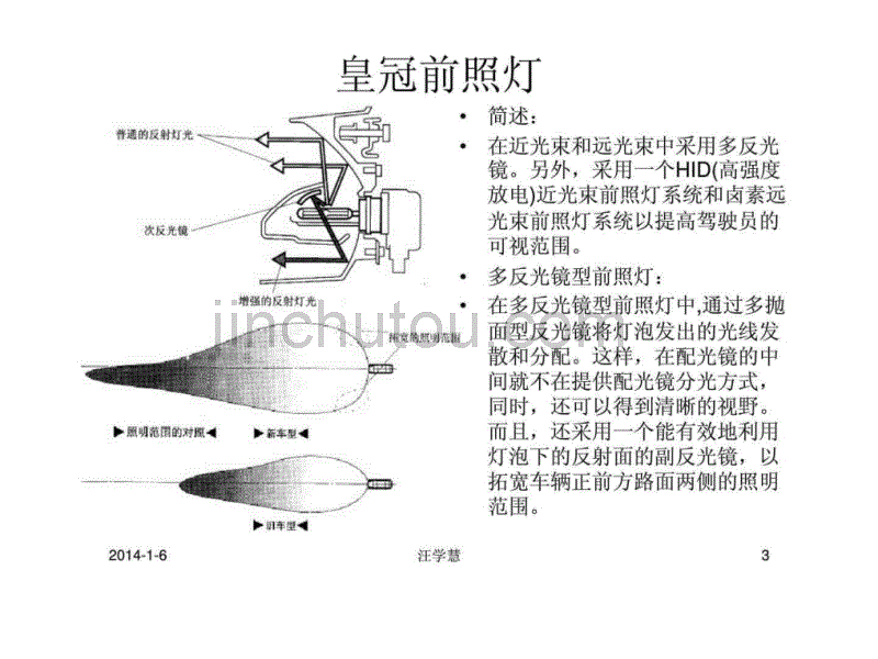 丰田皇冠照明控制系统和组合仪表及刮水器系统培训课件_第3页