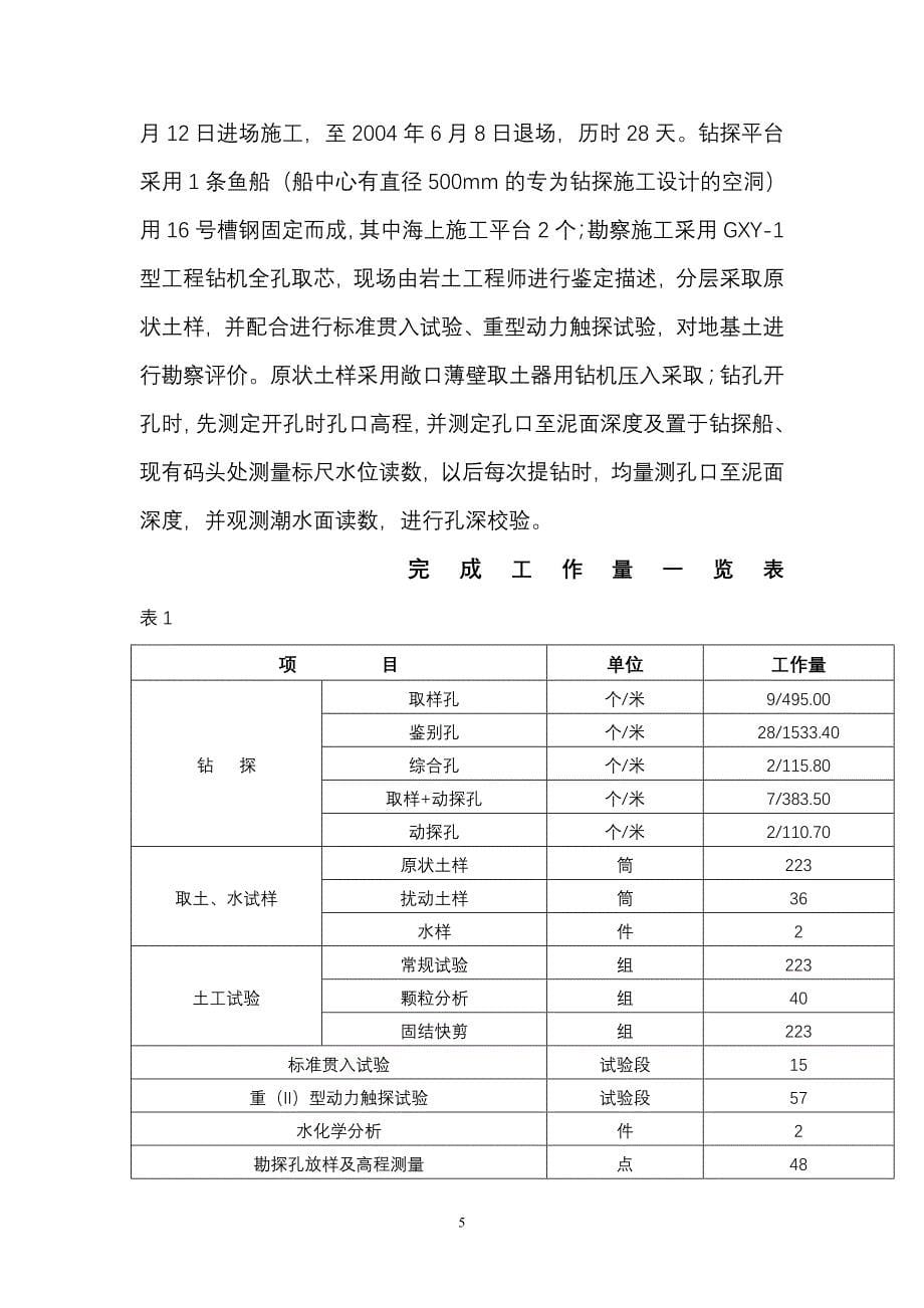 中心渔港码头岩土工程勘察报告_第5页