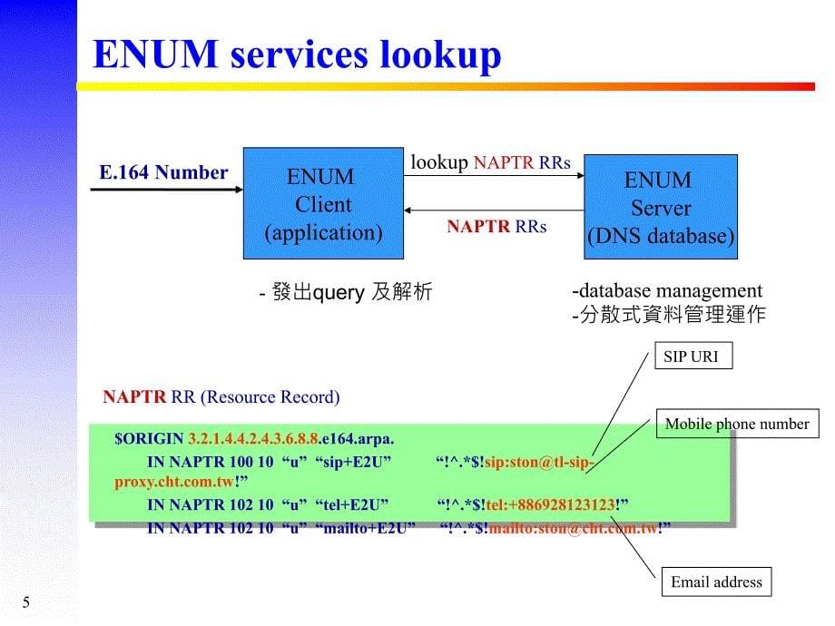 ENUM 未來之應用及挑戰_第5页