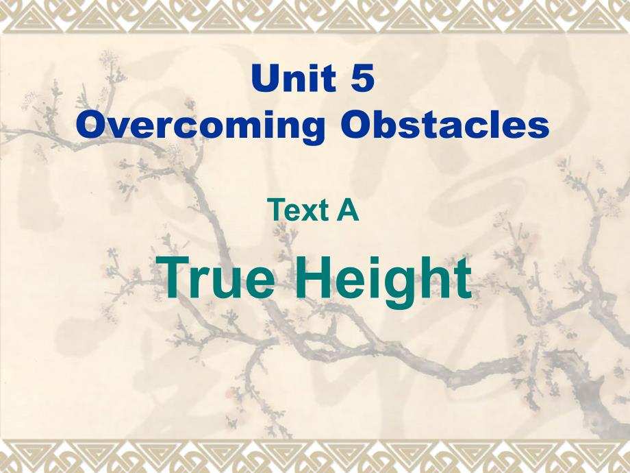 unit5 True Height_第1页