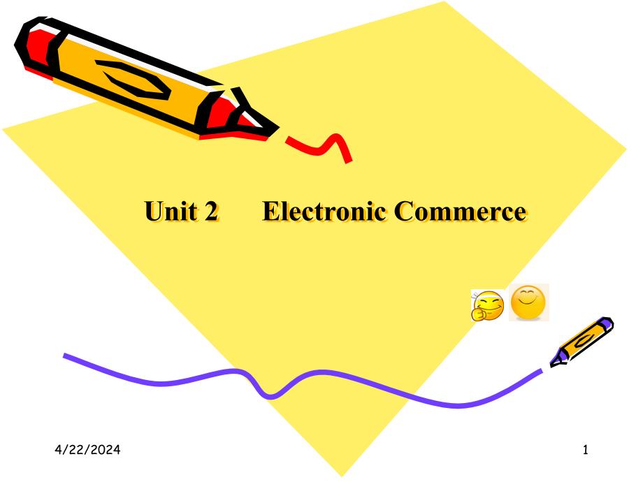 电子商务英语_E-Commerce_English__课件_Unit__2_第1页