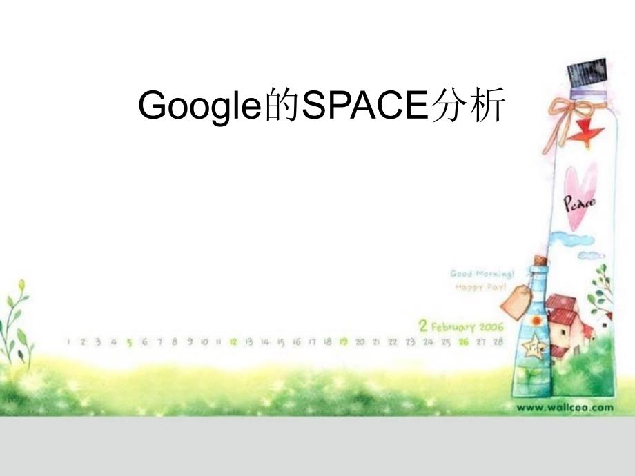 Google的SPACE分析_第1页