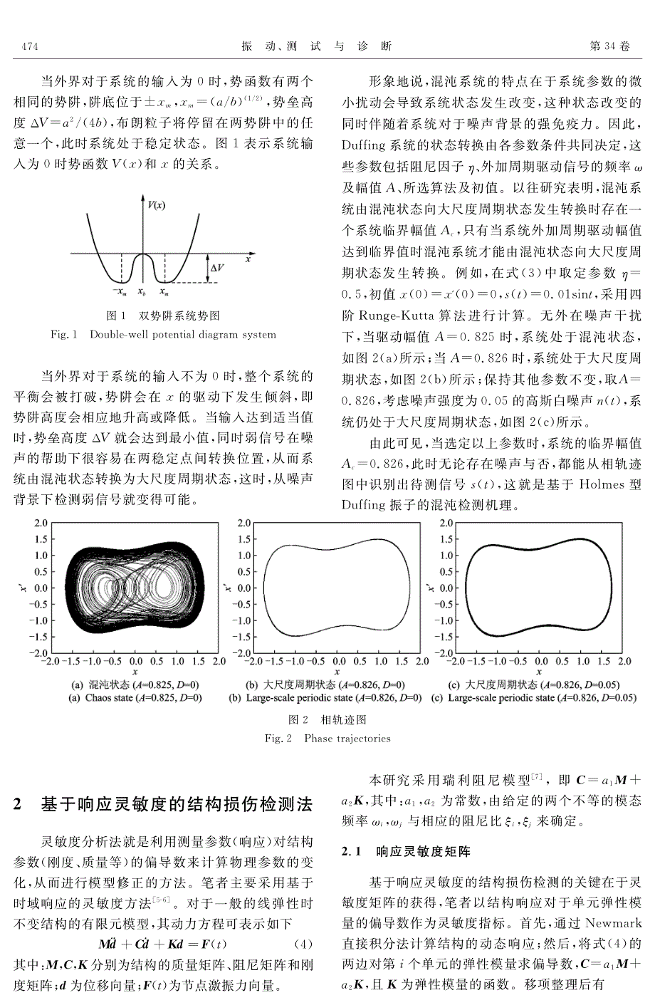 #$%&振子与响应灵敏度结合的结构损伤检测方法_第2页