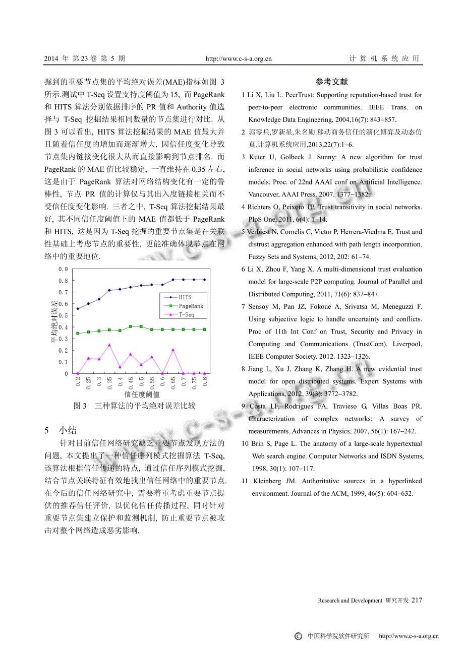 信任网络中的信任实体重要性发现方法①_第5页