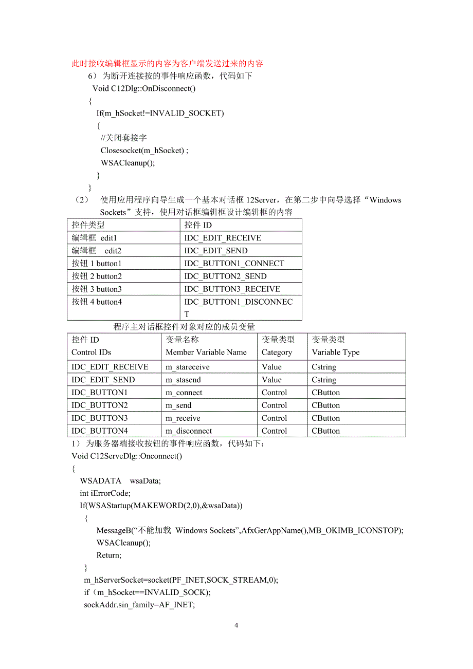 vc++网络点对点聊天程序设计_第4页