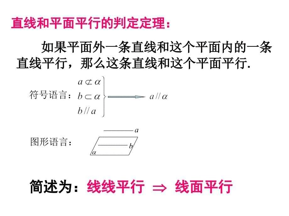 高一数学直线与平面的位置关系_图文_第5页