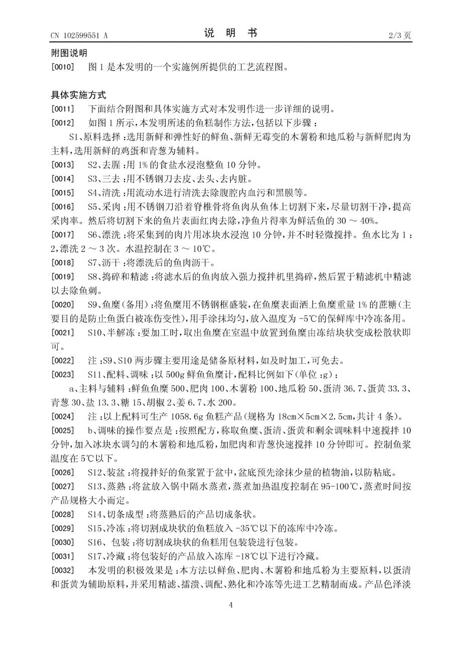 CN201210108439.7-鱼糕制作方法_第4页