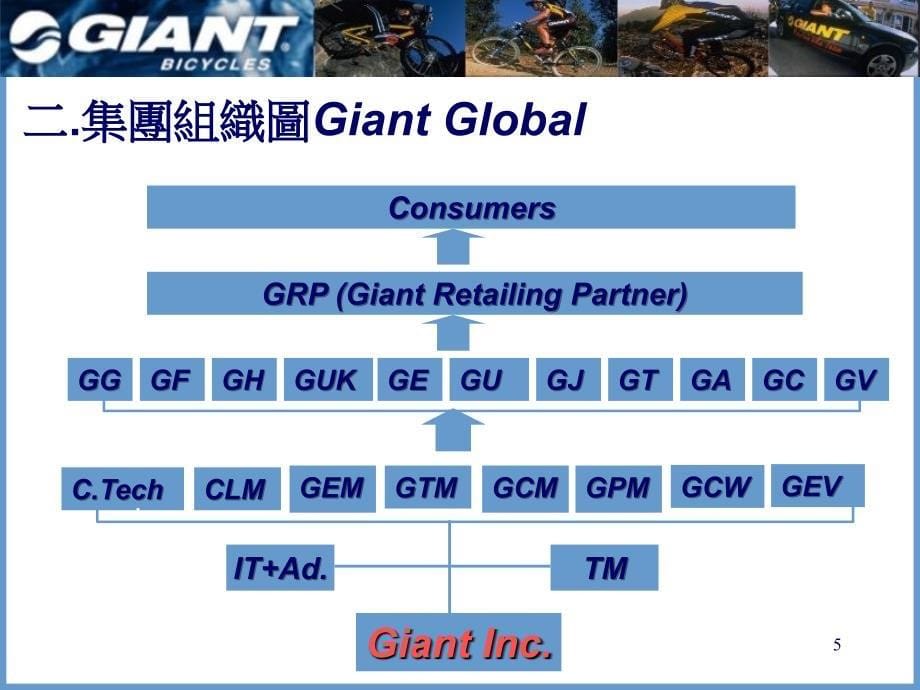 GIANT的全球行銷策略與品牌_第5页