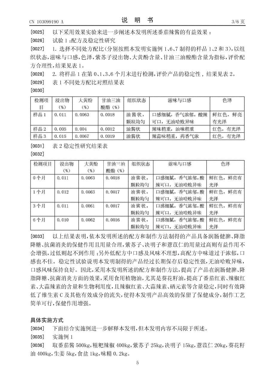 CN201310048988.4-一种辣味番茄辣酱及其制作方法_第5页