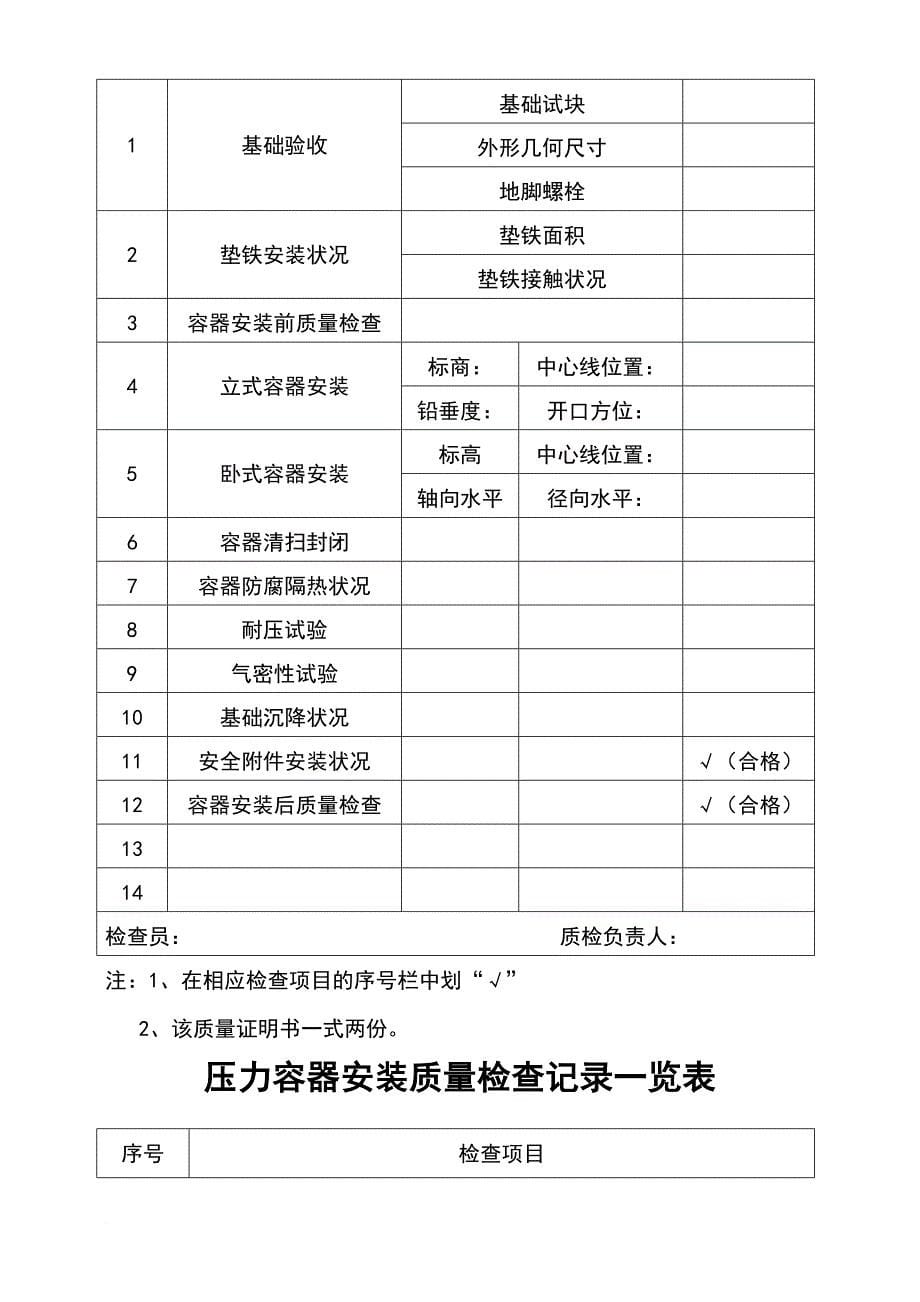 《压力容器安装、改造、维修质量证明书》_第5页