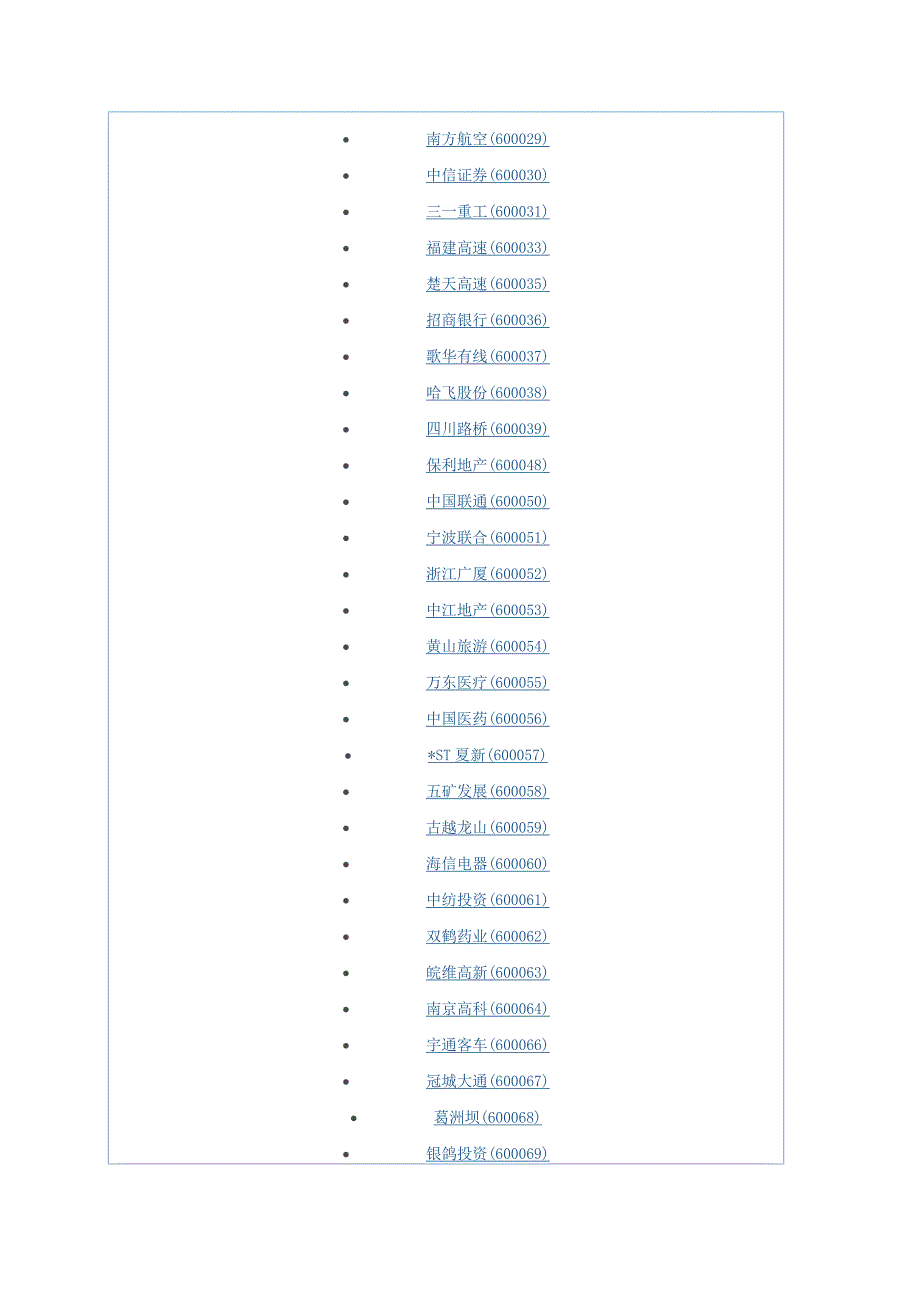 股票代码查询一览表_第3页