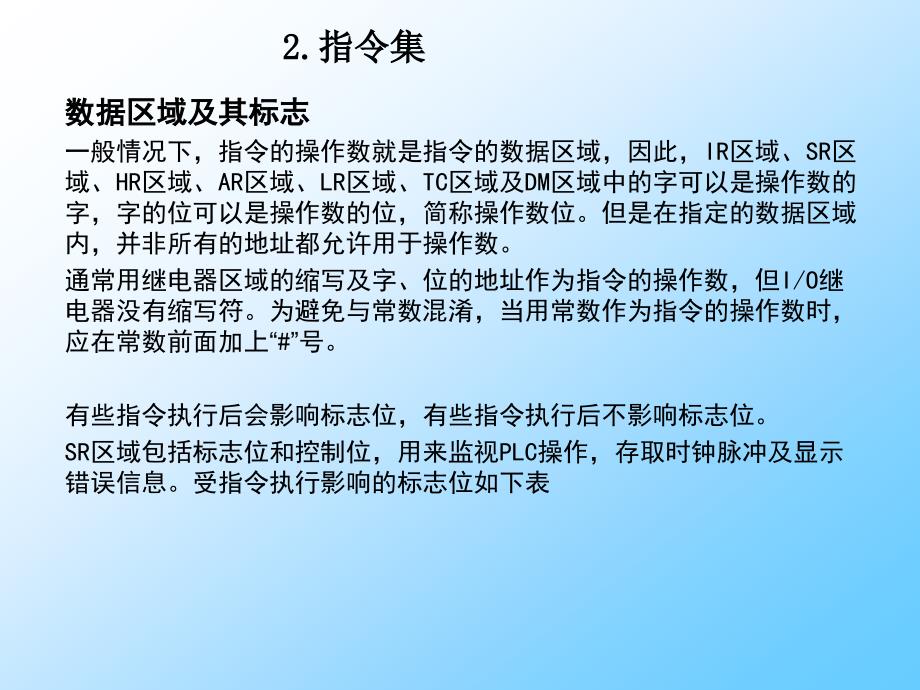 欧姆龙PLC指令集讲义_第3页