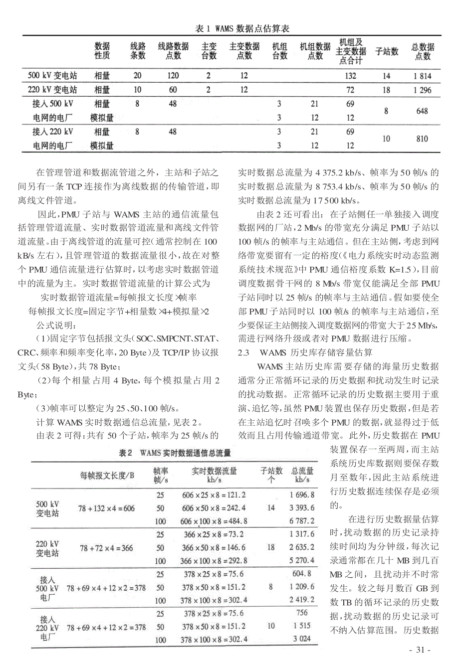 PI实时数据库在福建电网WAMS的应用研究_第2页