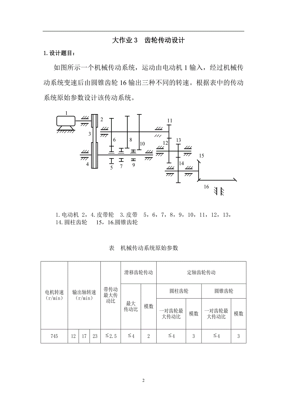 哈工大机械原理大作业_齿轮传动设计-05_第2页