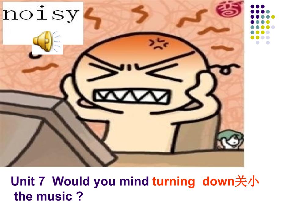 Unit 7 Would you mind turning down the music 课件_第3页