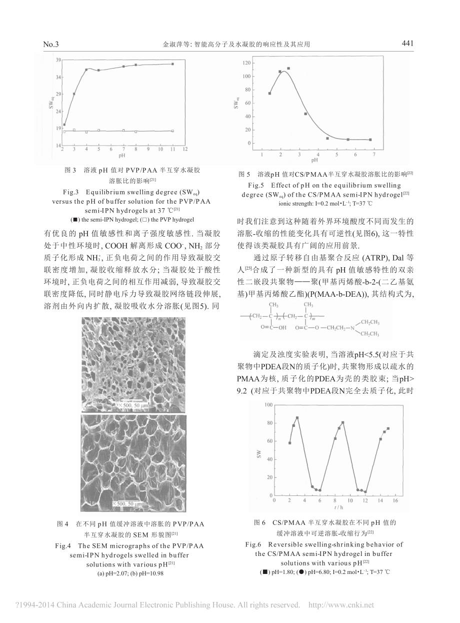 智能高分子及水凝胶的响应性及其应用_第4页