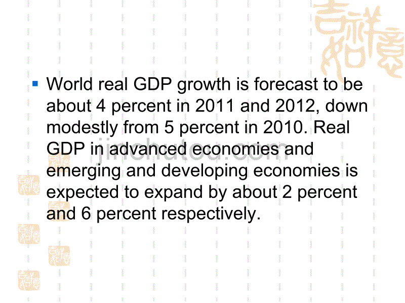 The World Economic Outlook for 2011_第5页