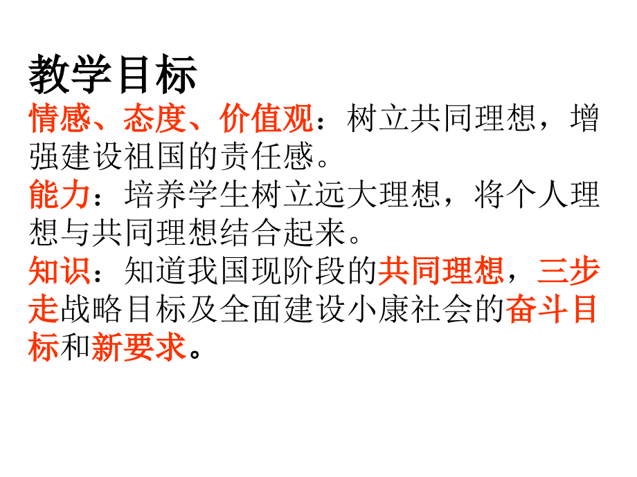 九年级政治共同理想_图文_第3页