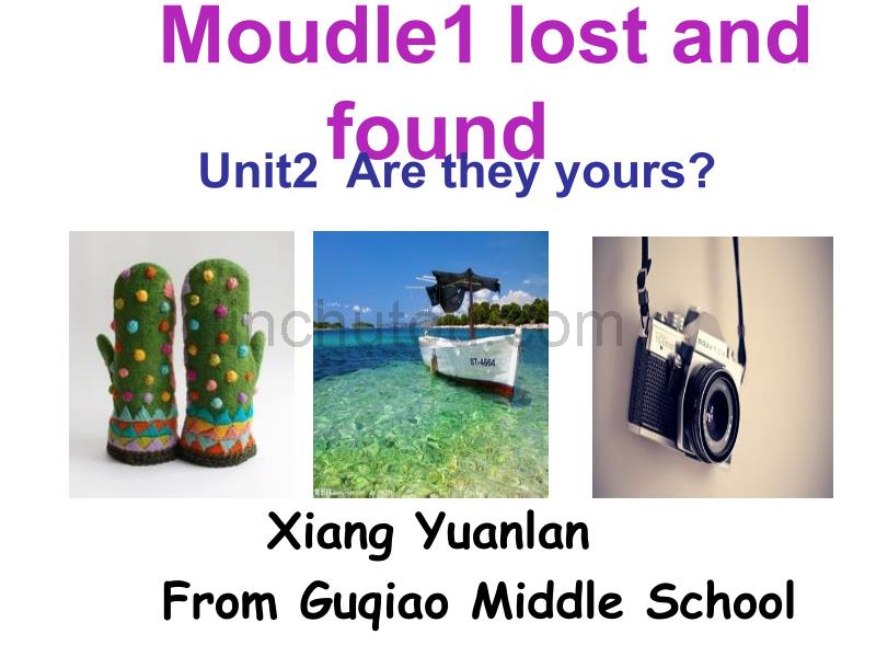 七年级英语下册 Module 1 Lost and found Unit 2 Are they yours课件 外研版_第1页