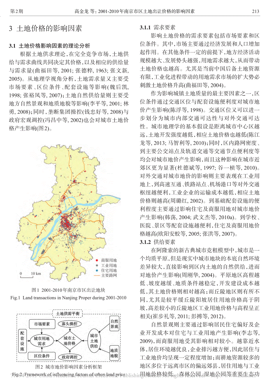 2001_2010年南京市区土地出让价格的影响因素_高金龙_第3页