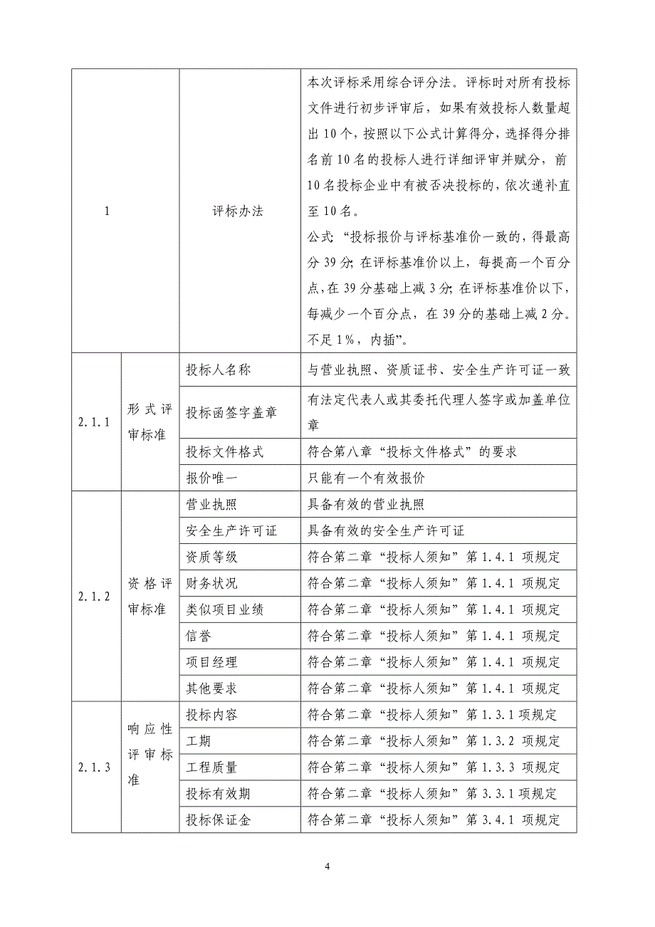 泰安市岱岳区房村镇周全河水系生态建设项目施工及监理政府_第4页