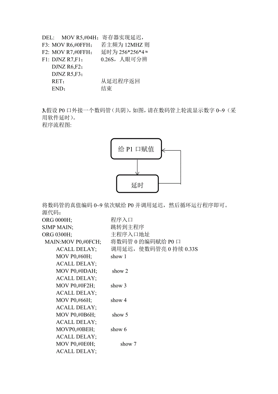 【2018年整理】单片机程序流程图及源代码_第2页