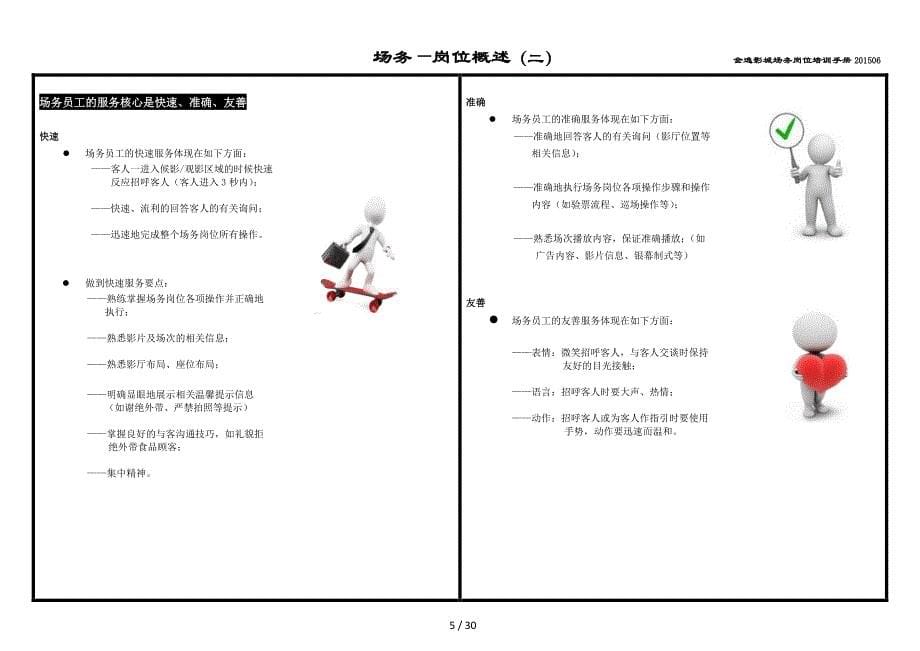 金逸影城场务岗位培训手册_第5页