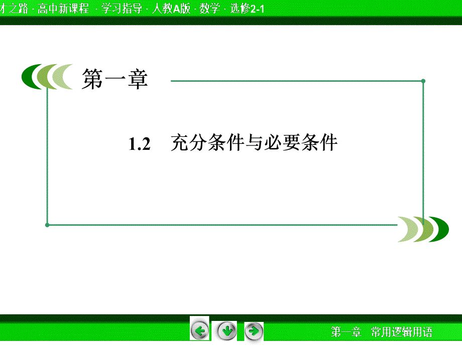 【2018年整理】《成才之路》高二数学(人教A版)选修2-1课件：1-2-2 充分条件与必要条件的应用_第3页